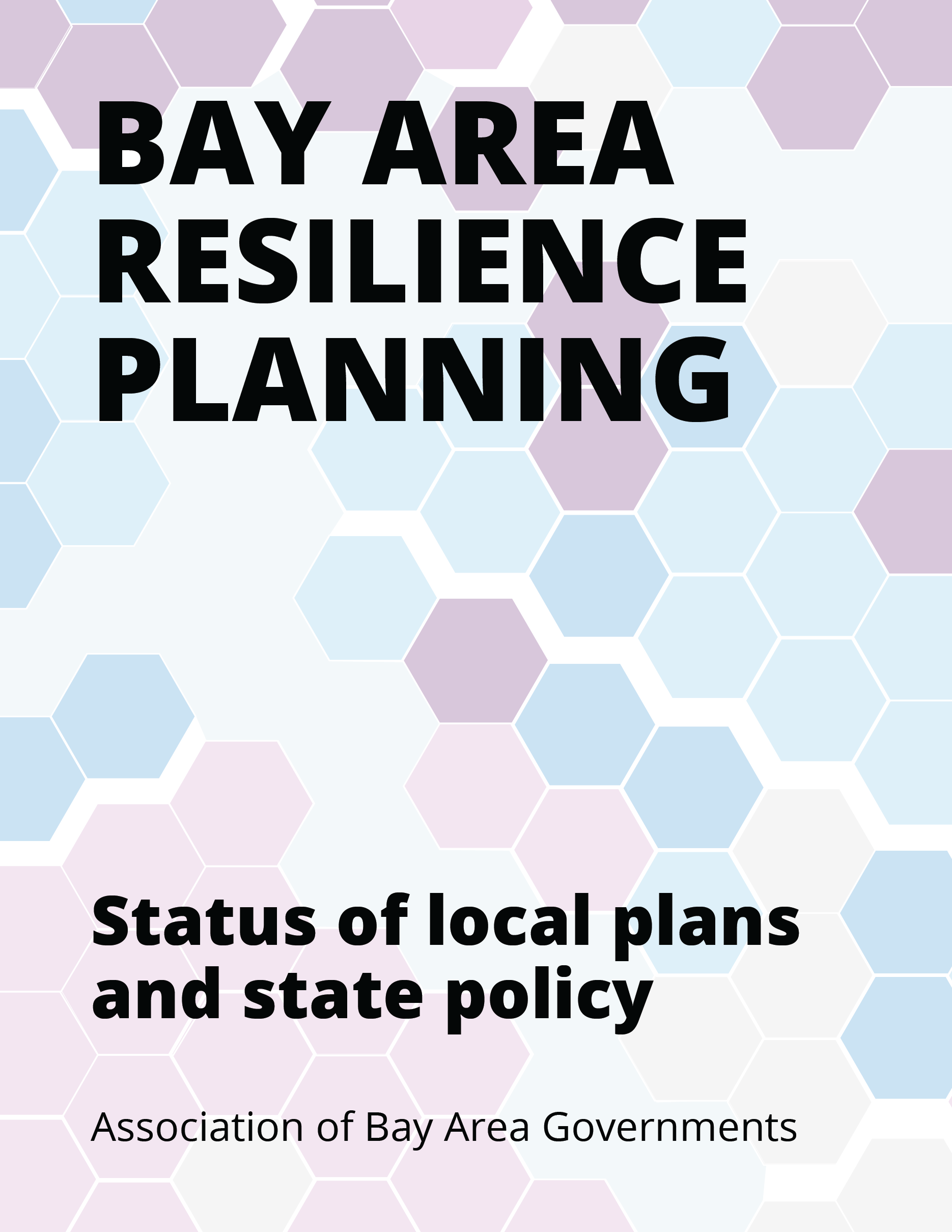 Bay Area Resilience Planning Cover